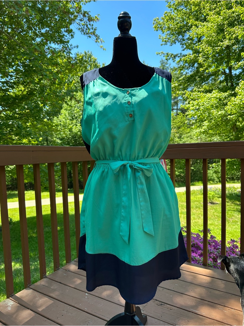 Merona Sleeveless Tie-Waist Dress